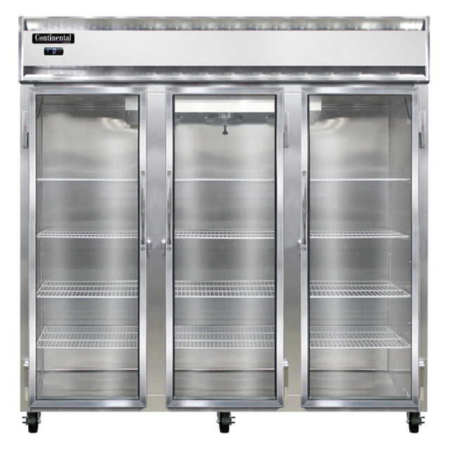Continental Refrigerator 3FNGD Freezer Display Three-section