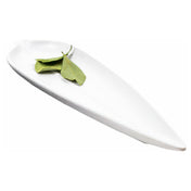 GET Enterprises 15018131025 Cheforward Rainex Leaf Platter 14-1/5"L X 3-9/10"W X 1-1/10"H