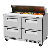 Turbo Air TST-48SD-D4-FB-N Super Deluxe Sandwich/Salad Unit Front Breathing Airflow