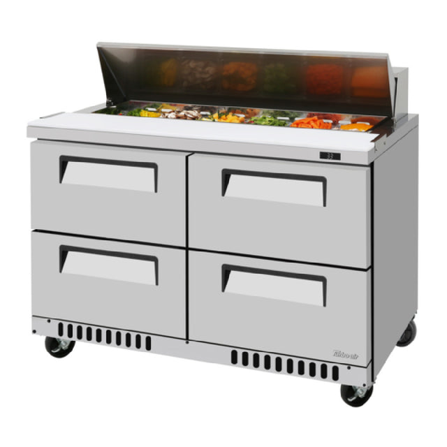 Turbo Air TST-48SD-D4-FB-N Super Deluxe Sandwich/Salad Unit Front Breathing Airflow