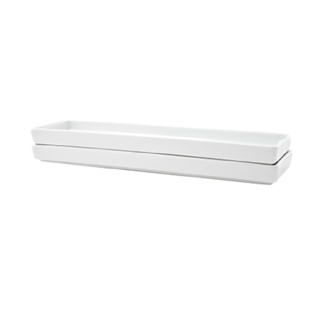 FOH SPT014WHP23 Mod® Server 9-3/4" X 2-3/4" X 3/4" Rectangular