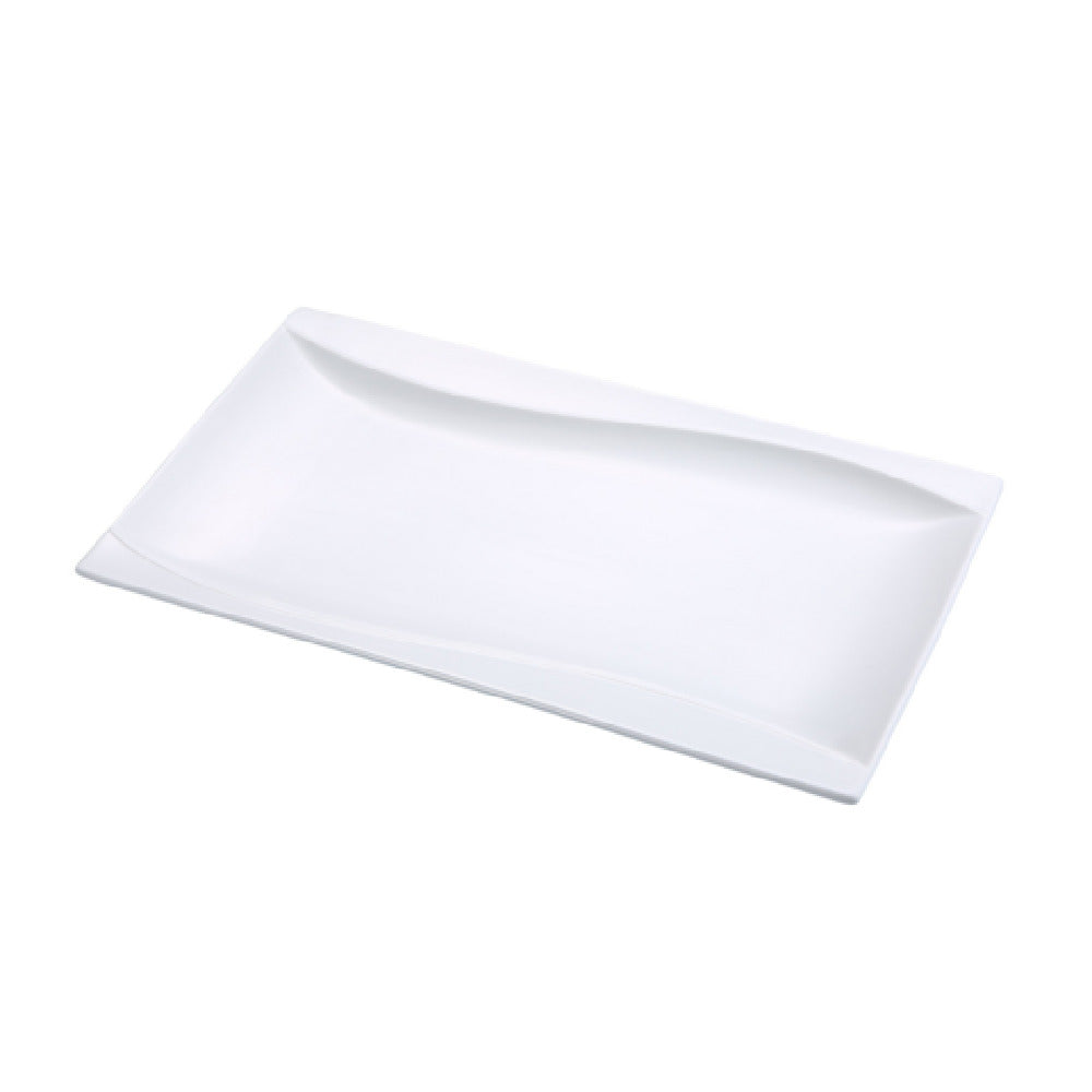 Yanco SW-208 Sea Wave Plate 7-1/4"L X 5"W Rectangular