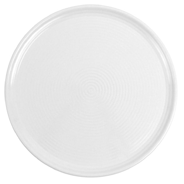BauscherHepp T3014 Ripple Pizza Plate 13-3/4" Dia. Round With Geometric Circular Ripple Pattern