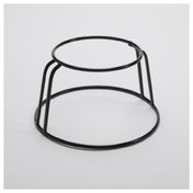 American Metalcraft RSRB8 Rubberized Stand Round Black