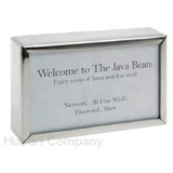 Hubert 96170 - Sign Holder, 4-1/4"L X 2-1/2"H, Block Style