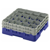 Cambro 16S534186 Camrack® Glass Rack With (2) Soft Gray Extenders Full Size