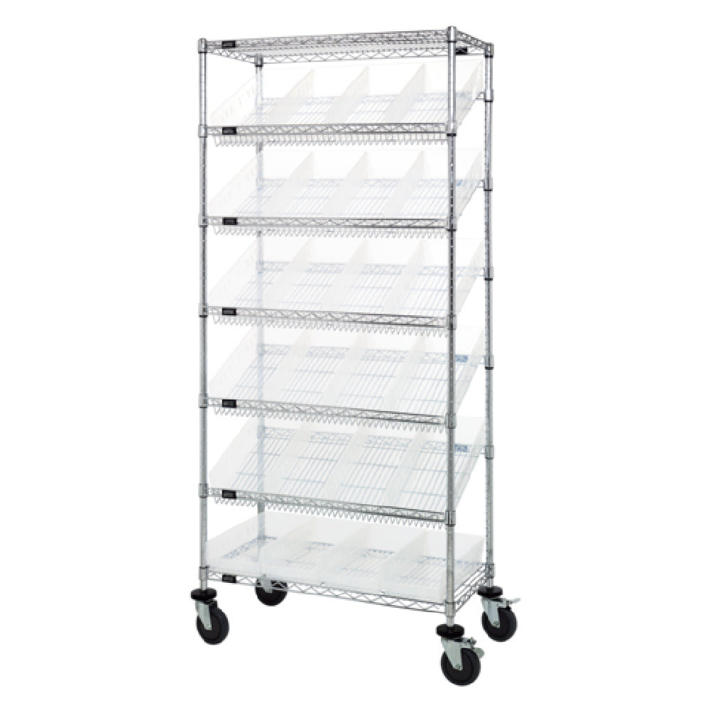 Quantum MWRS-7-108CL Bin Systems Unit Mobile 36"W X 18"D X 80"H
