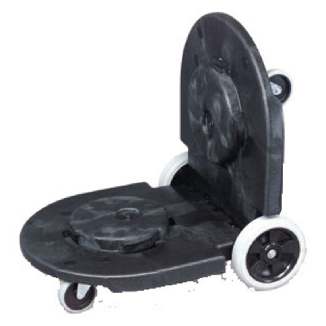 Rubbermaid FG264600BLA Tandem BRUTE® Dolly 45"L X 20-1/4"W X 8"H Center Hinge