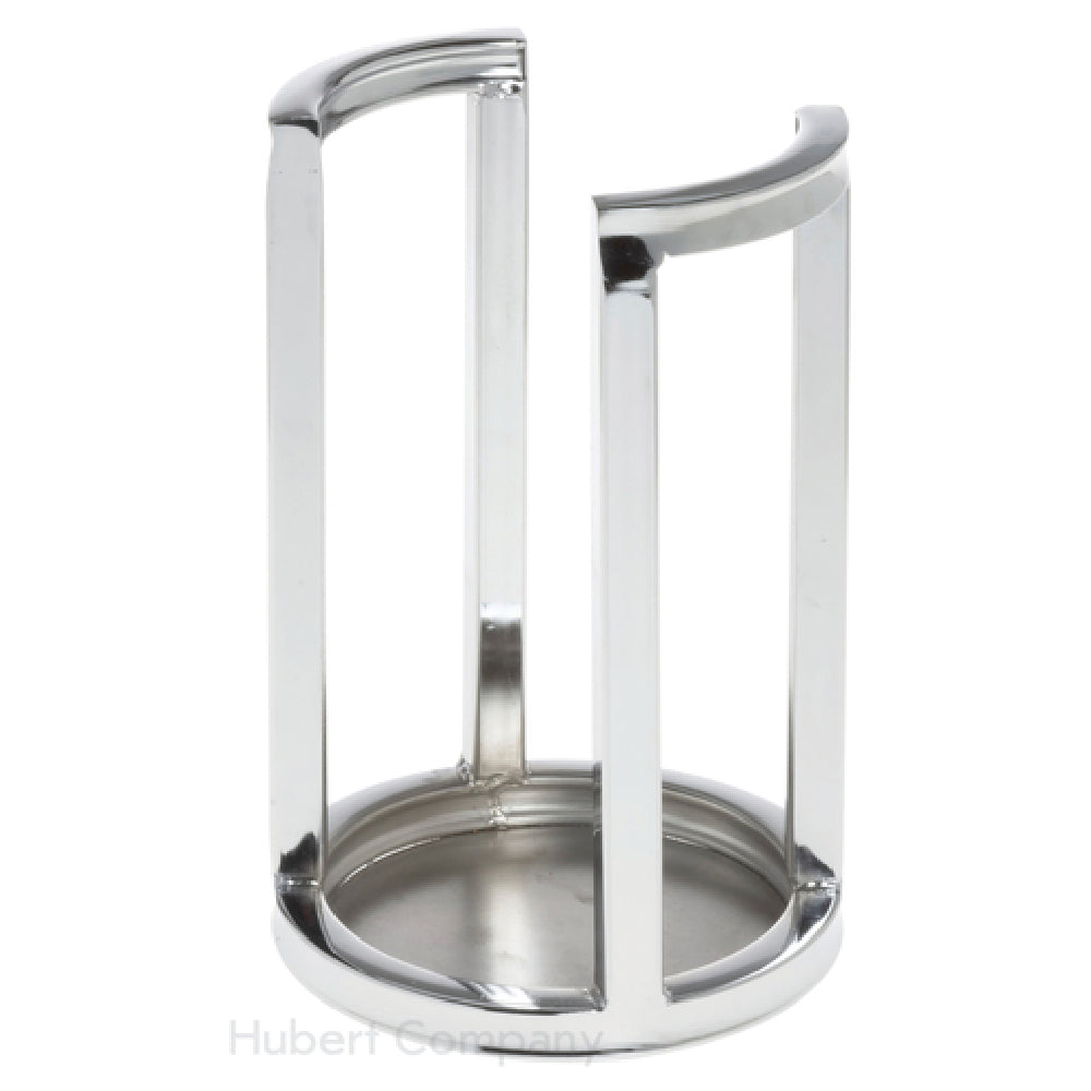 Hubert 30082 - Cerve Collection Cup/Lid Holder, 4-15/16" Dia. X 8"H, Chrome-plated Metal