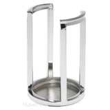 Hubert 30082 - Cerve Collection Cup/Lid Holder, 4-15/16" Dia. X 8"H, Chrome-plated Metal