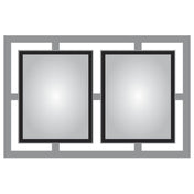 Hubert 35232 - Menu Board, 2-pocket, Wall-mount