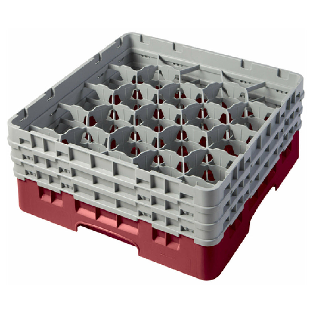 Cambro 20S638416 Camrack® Glass Rack With (3) Soft Gray Extenders Full Size