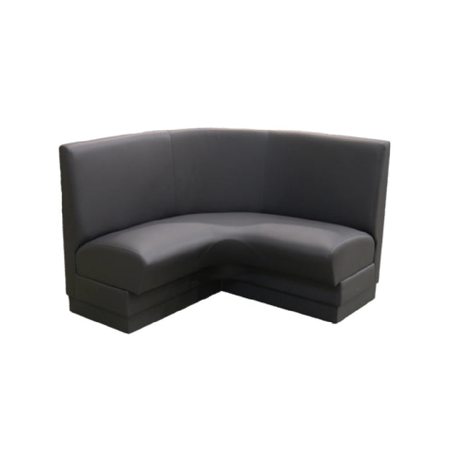 QA Group OLY48C-ADV27 Olympic Banquette Corner Booth 1/4 Circle 48”L X 36”H