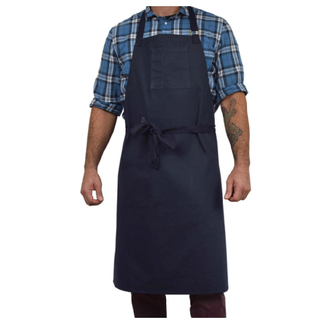 JB Prince A420 Bib Apron 29"W X 37"L 42" Ties