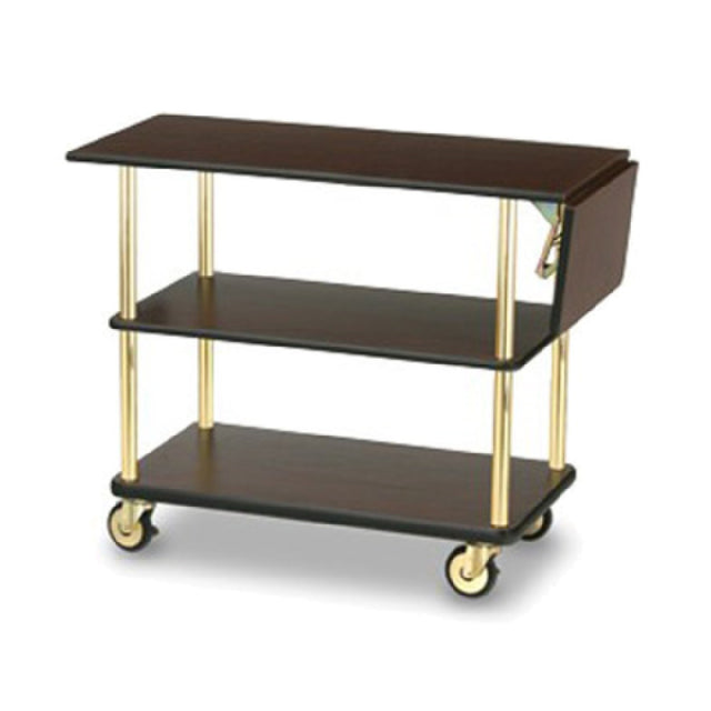 Forbes Industries 4541 Standard Service Cart (3) Laminated Shelves (1) Drop Leaf (48"L With Leaf Up)