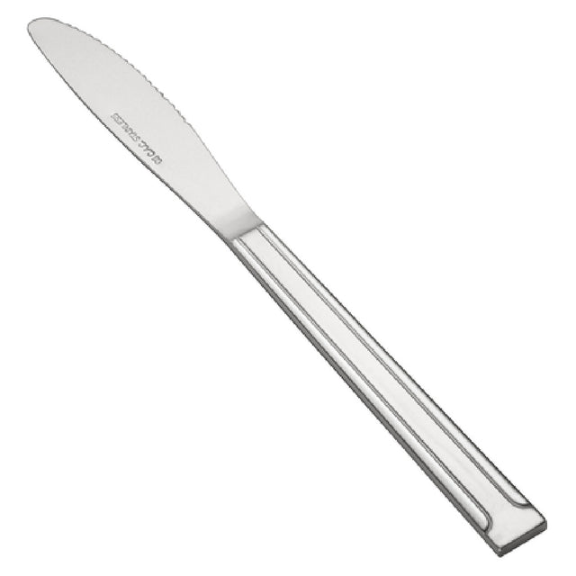 CAC China 1001-08 Dominion Dinner Knife 8"L Medium Weight