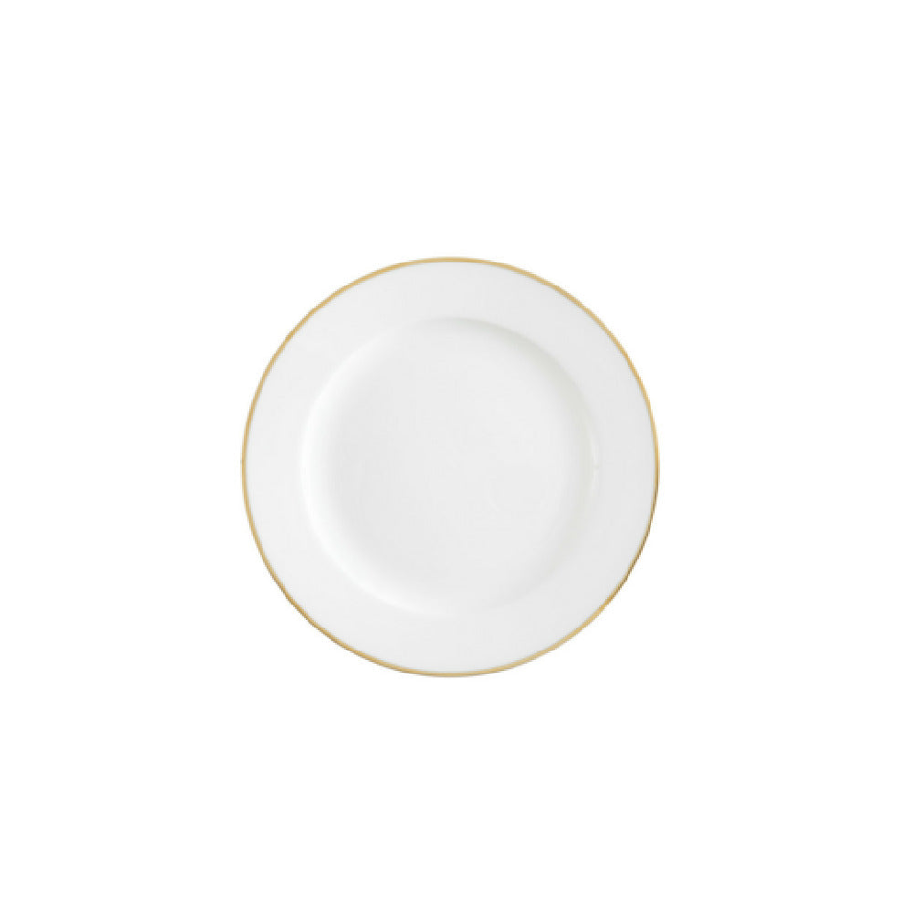 Fortessa RRP.CAMELIAG.02 Camellia Gold Plate 8" (20.5cm) Dishwasher Safe