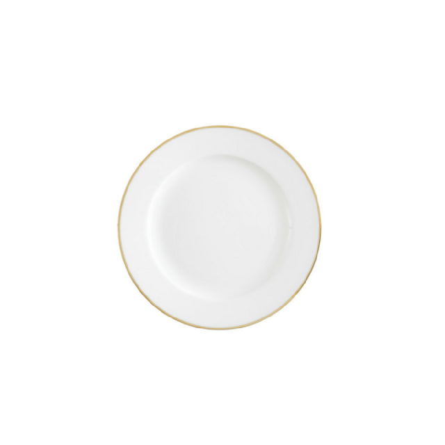 Fortessa RRP.CAMELIAG.02 Camellia Gold Plate 8" (20.5cm) Dishwasher Safe