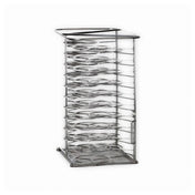 Rational 60.11.030 Mobile Plate Rack Holds Up To (32) 12-1/4" Size Plates Casters