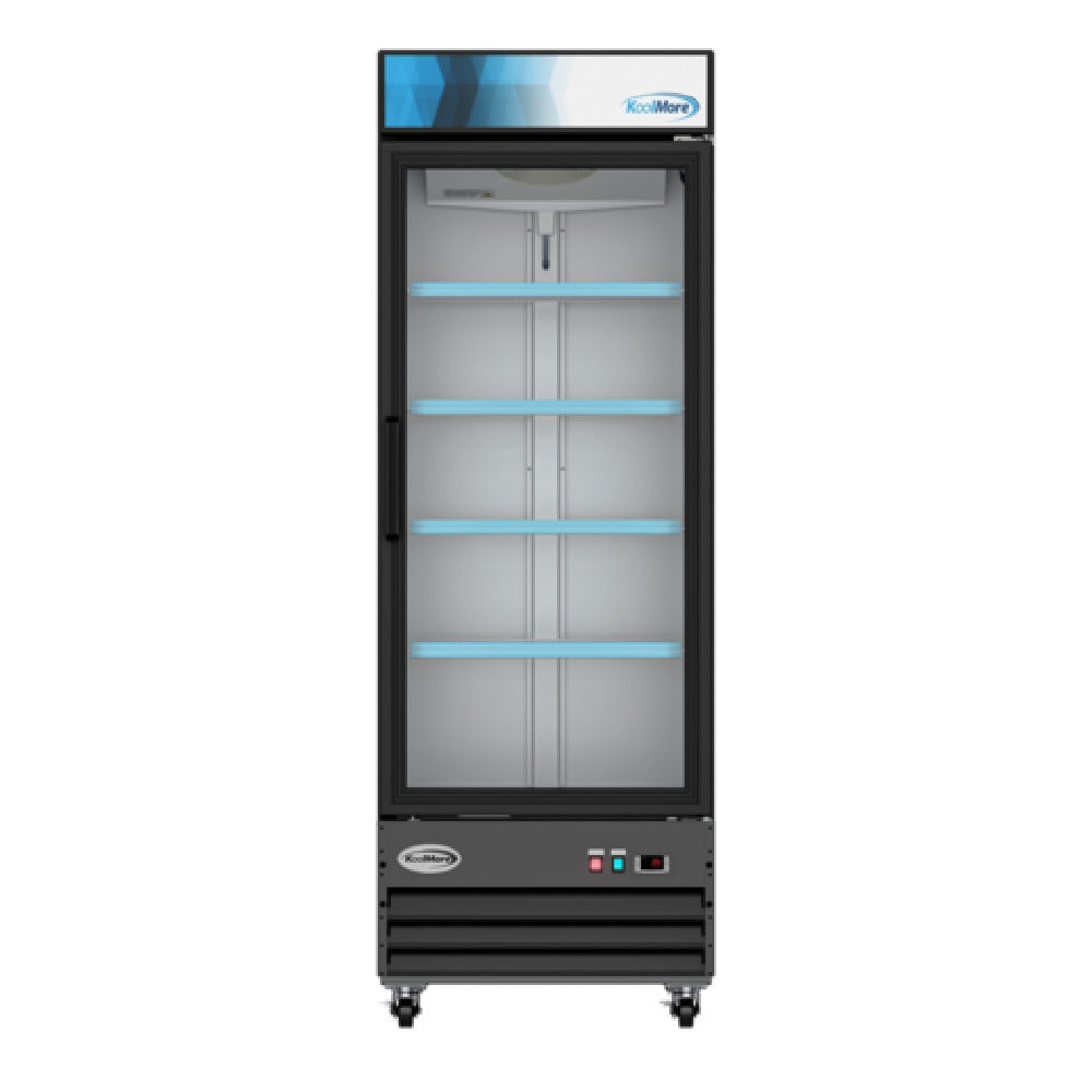 Koolmore MDR-1GD-23C - Merchandiser Refrigerator, One-section, 28-1/10"W