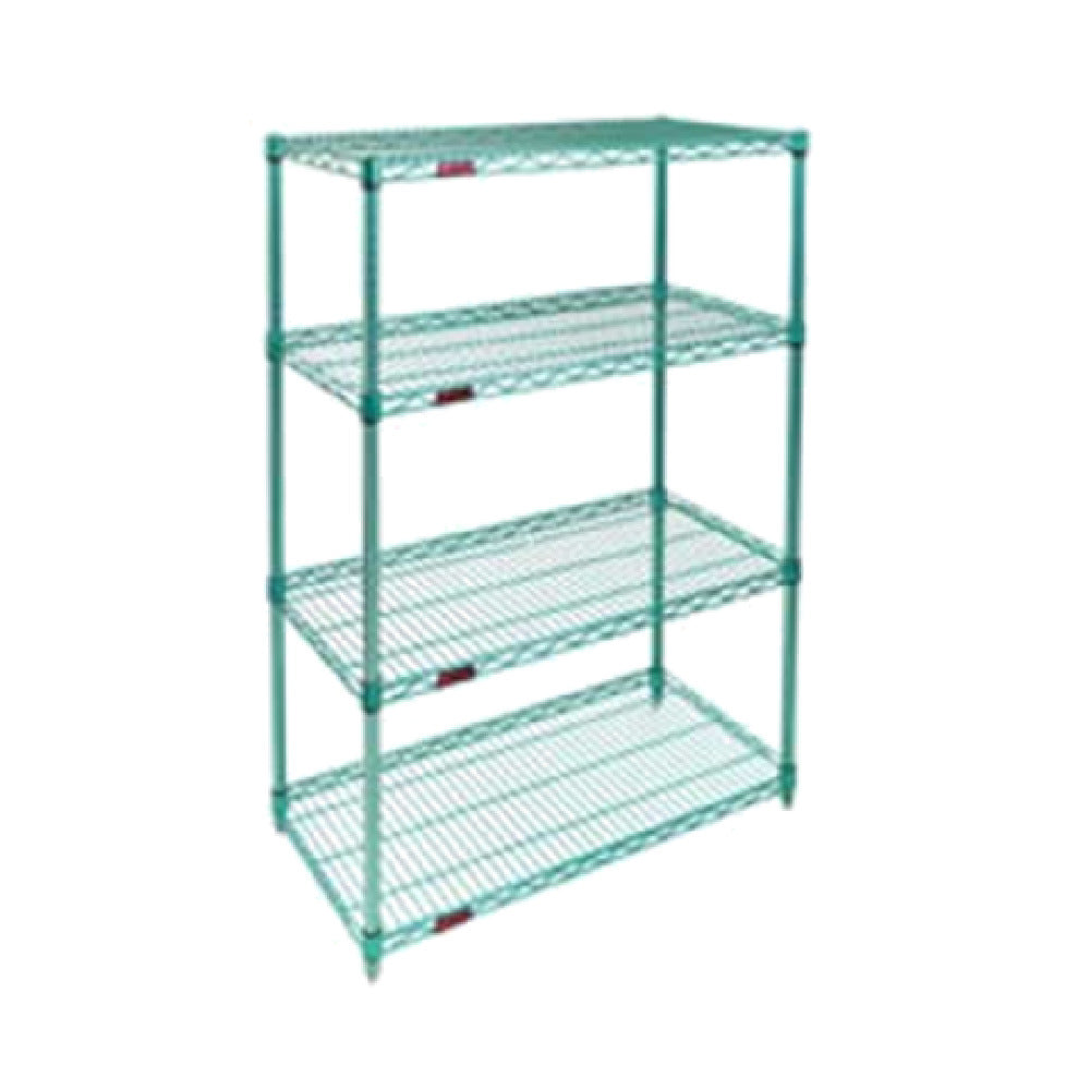 Eagle S4-74-2436E-X Starter Shelving Unit 4-tier 36"W X 24"D X 74"H