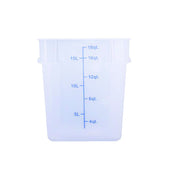 Hubert 61649 - CenPro® Food Storage Container, 10-7/8"W X 10-7/8"D X 12-1/2"H, Square