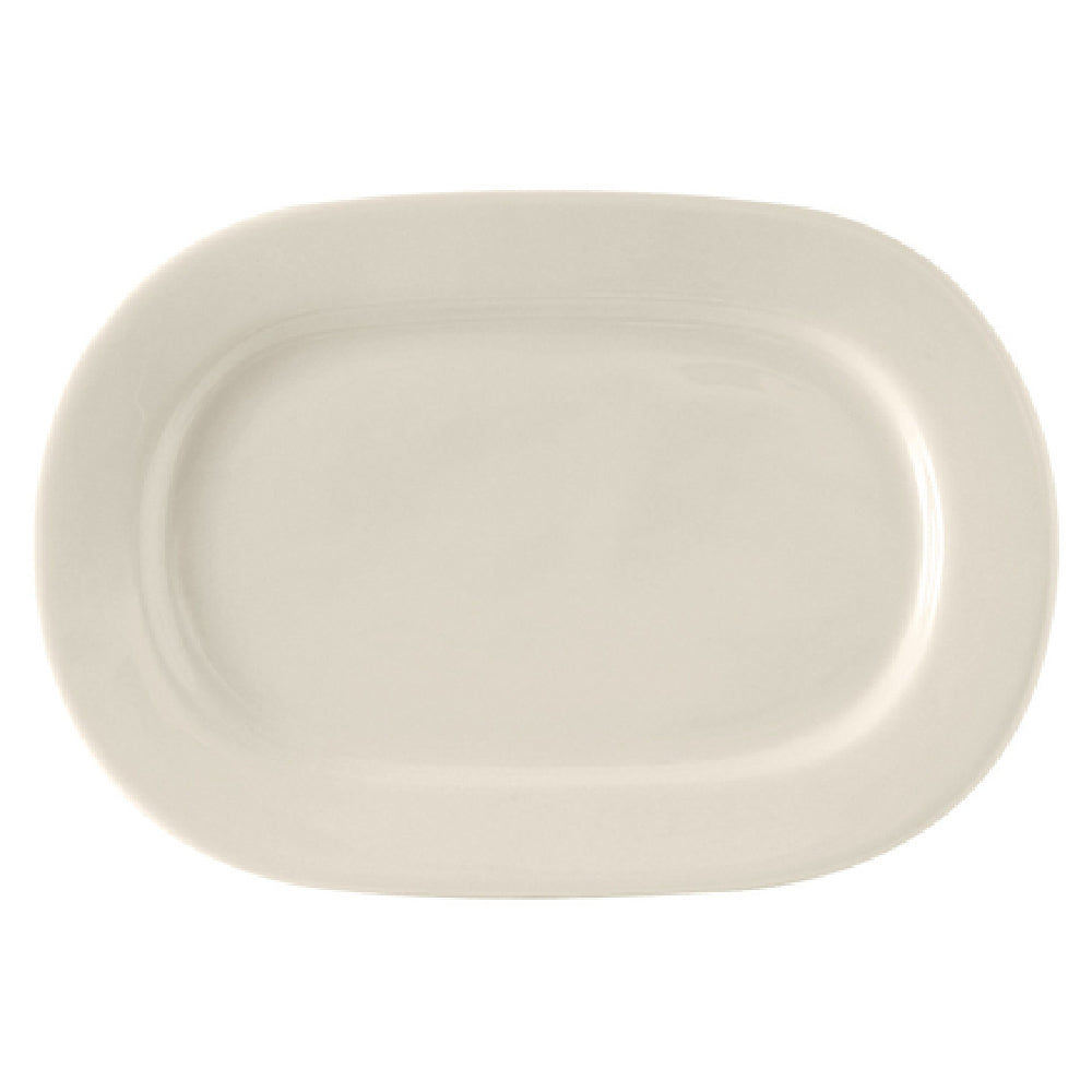 Tuxton BEH-131D Daytona Platter 13-1/8" X 9-1/8" X 1-1/4"H Rectangular