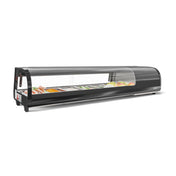 Koolmore KM-SR60-BK Sushi Display Refrigerator Countertop 60"W