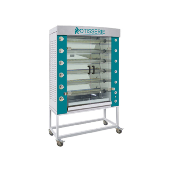 Rotisol FB1160-6G-SSP FlamBoyant Infrared Rotisserie Oven Gas Countertop