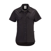 Mercer Culinary M60350BKM Metro Edge® Brewer/Work Shirt Women's (7) Traditional Buttons