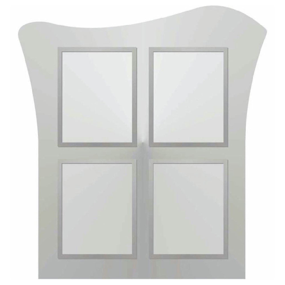 Hubert 58894 - Sign Holder, Wall-mount, 23" X 2" X 32"H Overall