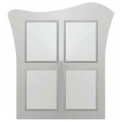Hubert 58894 - Sign Holder, Wall-mount, 23" X 2" X 32"H Overall