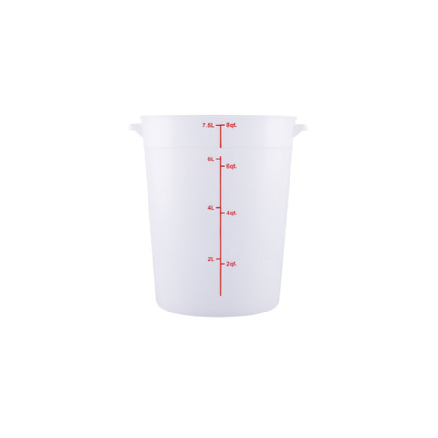 CAC China FS2P-8T Food Storage Container 8 Qt. Round