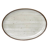 Yanco LY-2112 Lyon Platter 12"L X 8-1/4"W X 1-1/4"H Oval
