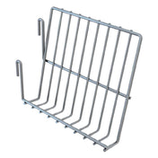 Quantum SG-BH29GY Store Grid Book Holder 8"W Gray Epoxy Antimicrobial Finish