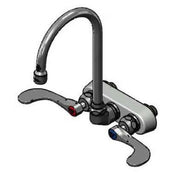 T&S Brass B-1146-04-CR-WS Workboard Faucet Wall Mount 4" Centers