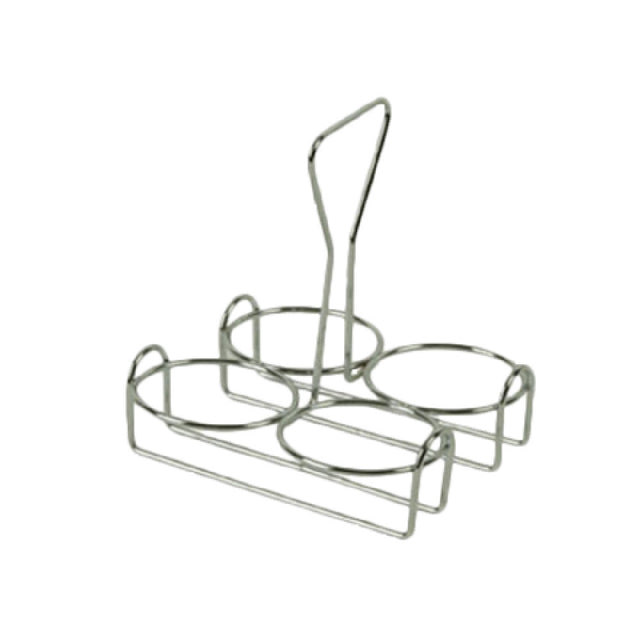 Thunder Group SLCJH004 Condiment Rack Tabletop Holds Four Condiment Jars (not Included)