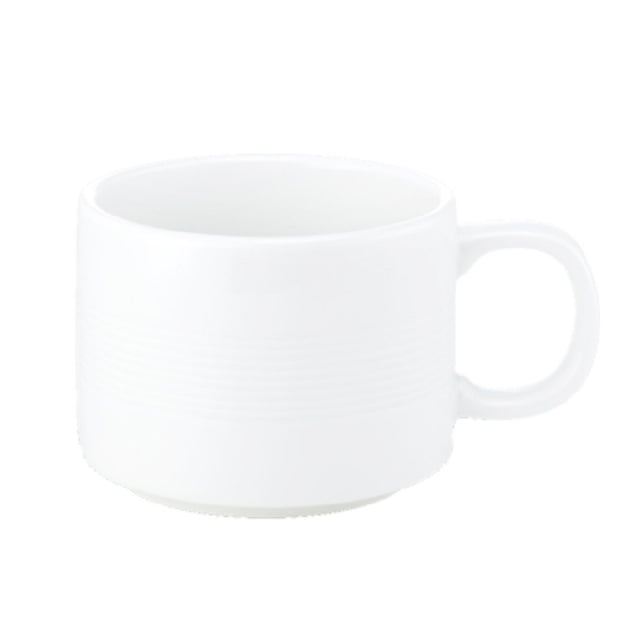 Bon Chef 1400006P Stacked Lines Cup 7 Oz. 4-47/50" X 3-27/50" X 2-19/25"