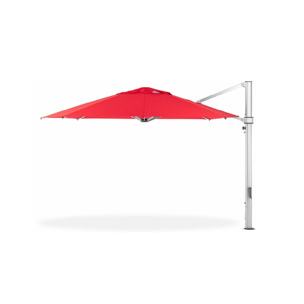 Plantation Prestige Commercial Furniture 9021-01 GRA Edison Cantilever Umbrella 13 Ft. Octagon Top