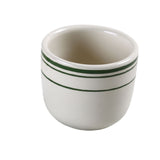Yanco GB-45 Green Band Chinese Tea Cup 4-1/2 Oz. 3-3/8" Dia. X 2-1/4"H
