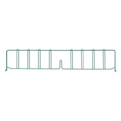 Quantum DIV36P Wire Shelf Divider 36"D X 8"H Green Epoxy Antimicrobial Finish