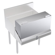 Krowne KR-DC28 Upgrade: Locking Cover For Double Speedrail 28"W Stainless Steel Construction