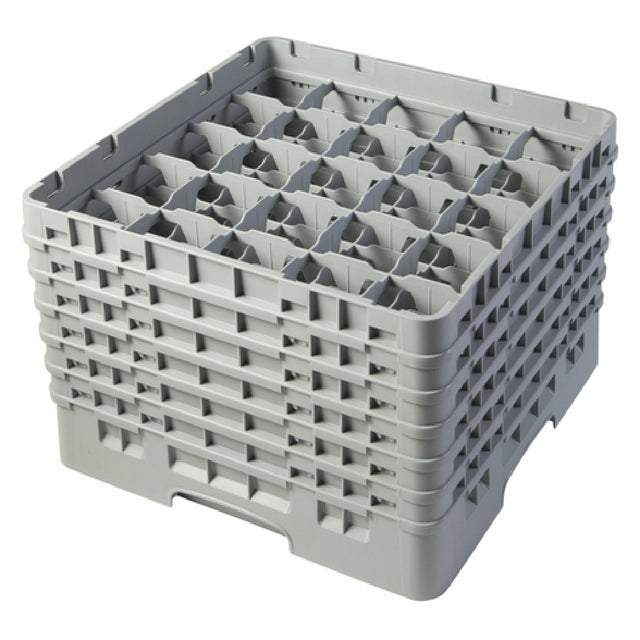 Cambro 25S1114151 Camrack® Glass Rack With (6) Soft Gray Extenders Full Size