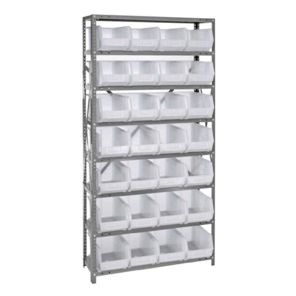 Quantum QSBU-239CL Shelving Unit 12"D X 36"L X 75"H Heavy Duty