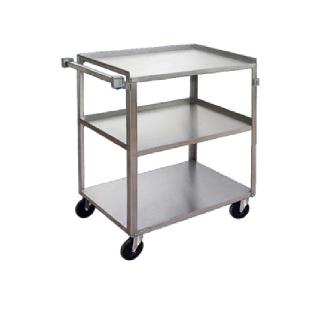 Channel US1524-3 Banquet / Utility Cart Utility / Bussing Cart 27.5"W X 16"D X 34"H