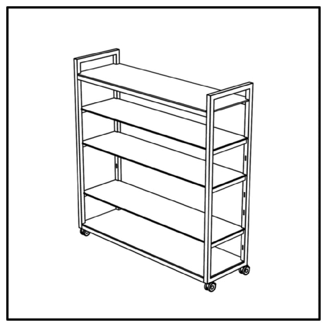 BauscherHepp VE-34101 Venta® Backbar For Storage And Presentation Of Glasses