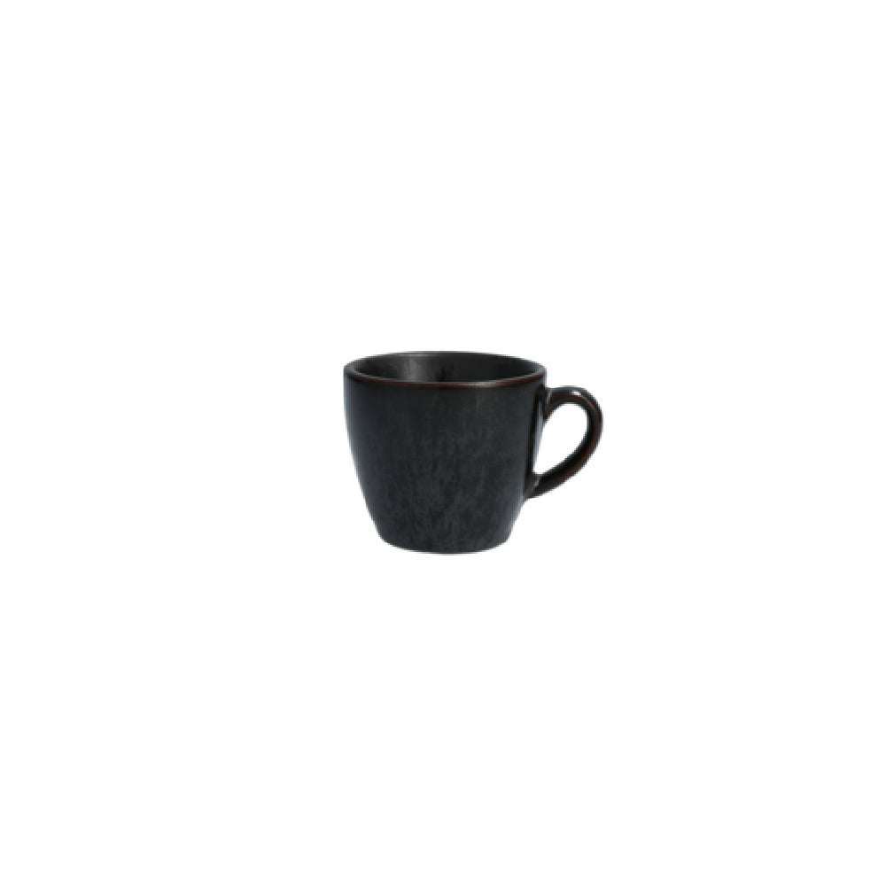 Fortessa 5900.BLK.4626 Cairn Midnight Espresso Cup 3 Oz. Dishwasher Safe