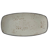 International Tableware SH-13-CR Platter 11-5/8"L X 5-7/8"W Organic Rectangle
