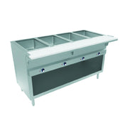 BK Resources STESW-4-240-EN Sealed Well Steam Table Electric Open Base With Undershelf
