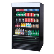 Turbo Air TOM-48EB-A-N Vertical Air Curtain Open Display Merchandiser 22.6 Cu. Ft. Capacity